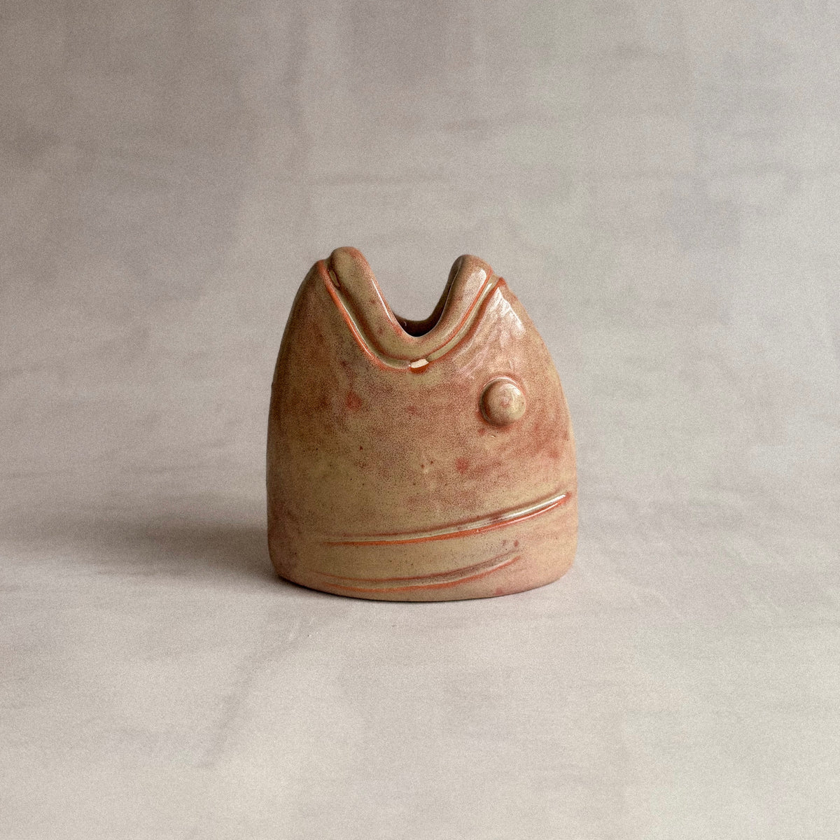Florero Cabeza de Pez