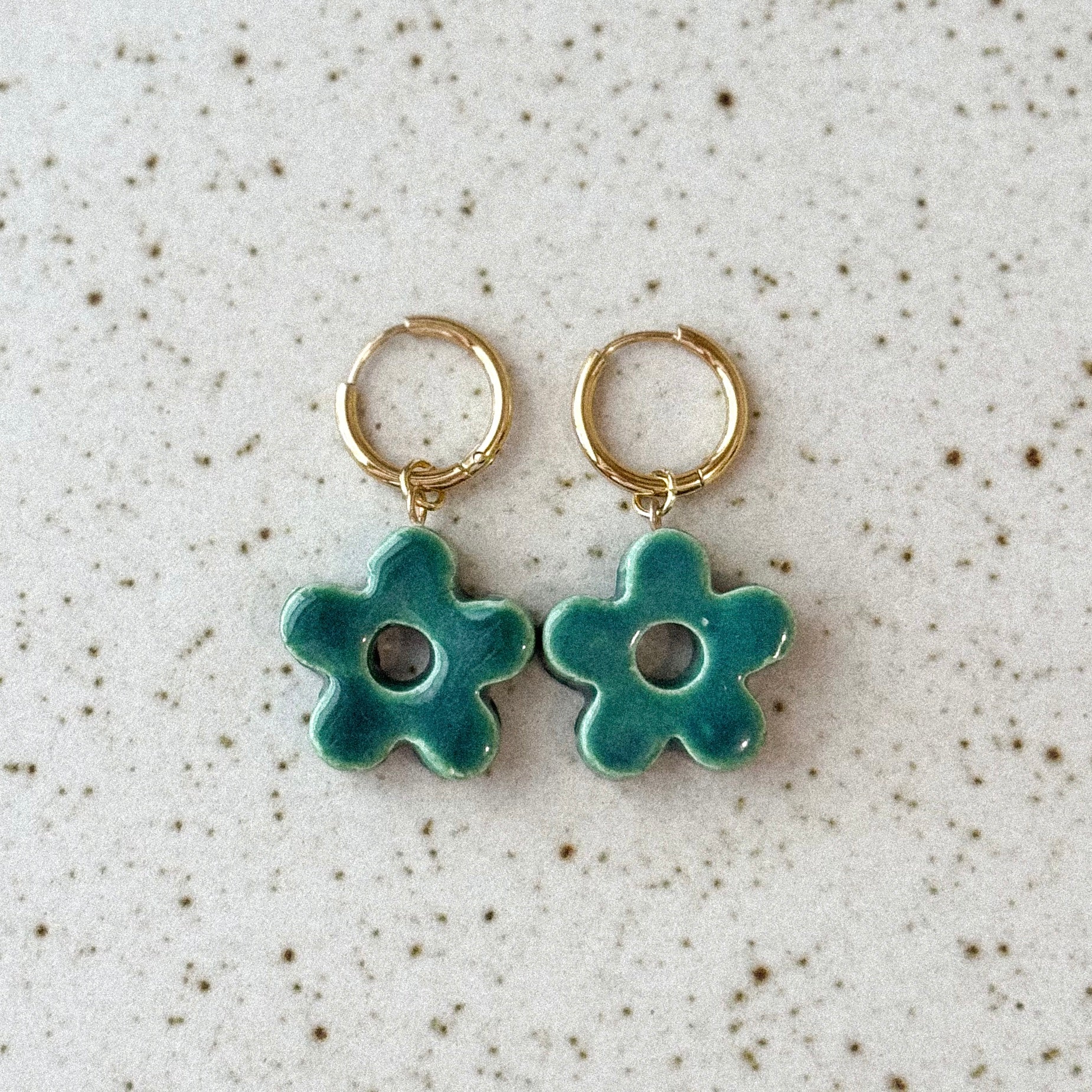Aretes Flor Arco